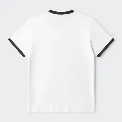 Tokyo-Tiger The Vibe Is Continuing To Deteriorate Contrast Trim T-Shirt