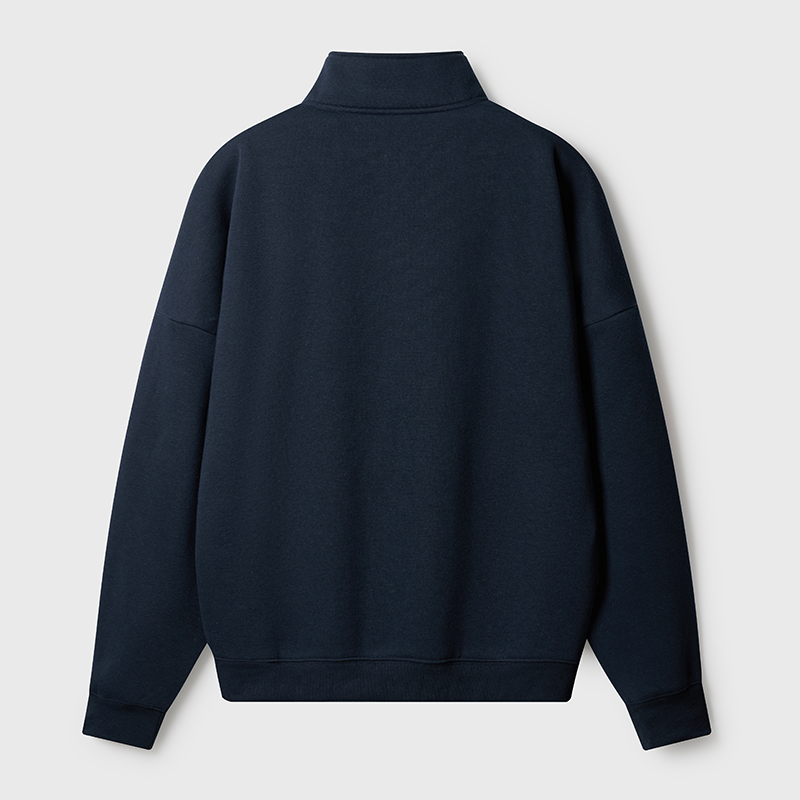 Tokyo-Tiger Overstimulated but Festive Christmas Half Zip Fleece Sweatshirt