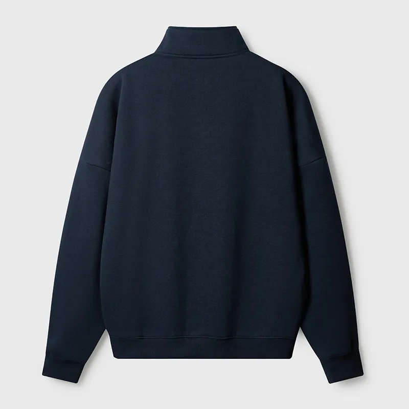 Tokyo-Tiger Overstimulated but Festive Christmas Half Zip Fleece Sweatshirt