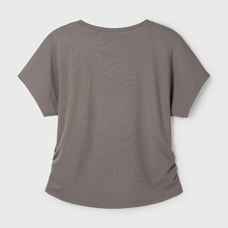 Tokyo-Tiger Roaring Black Cat Modal Dolman Sleeve T-Shirt