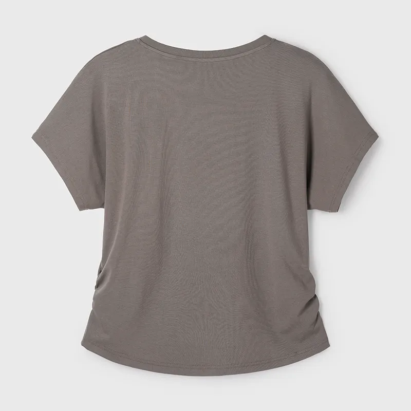 Tokyo-Tiger Roaring Black Cat Modal Dolman Sleeve T-Shirt