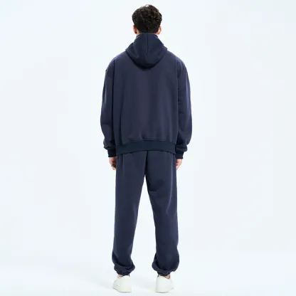 Tokyo-Tiger Woodcut Bunny Fleece Lined Hoodie Set