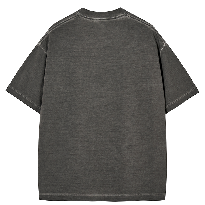 Tokyo-Tiger Hamster Eating Ramen Gradient Washed T-Shirt