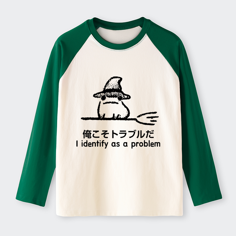 Tokyo-Tiger Mischief Magic Dude Raglan Long Sleeve T-shirt