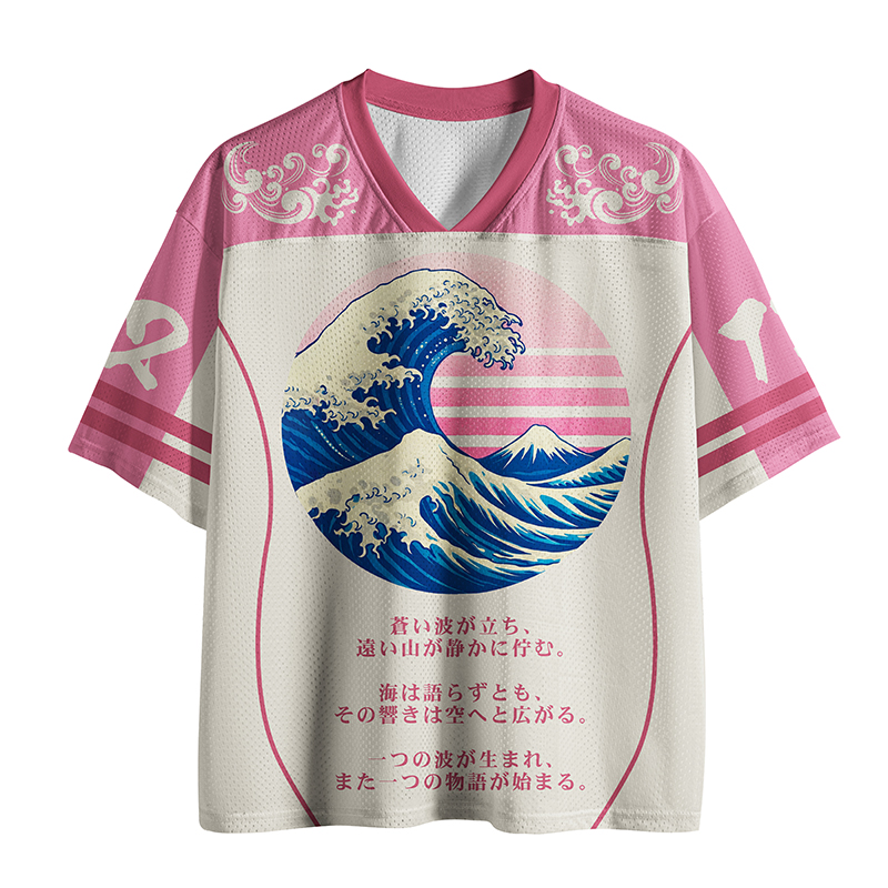 Tokyo-Tiger Echo Of The Waves Mesh Jersey