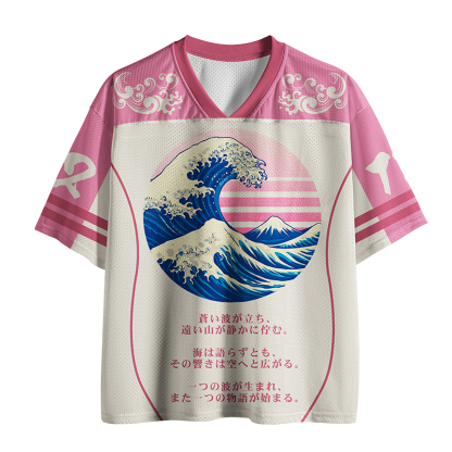 Tokyo-Tiger Echo Of The Waves Mesh Jersey
