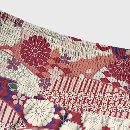 Tokyo-Tiger A Floral Fusion Maxi Skirt