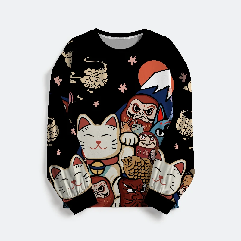 Tokyo-Tiger Traditional Japanese Elements Family Pajama Sets