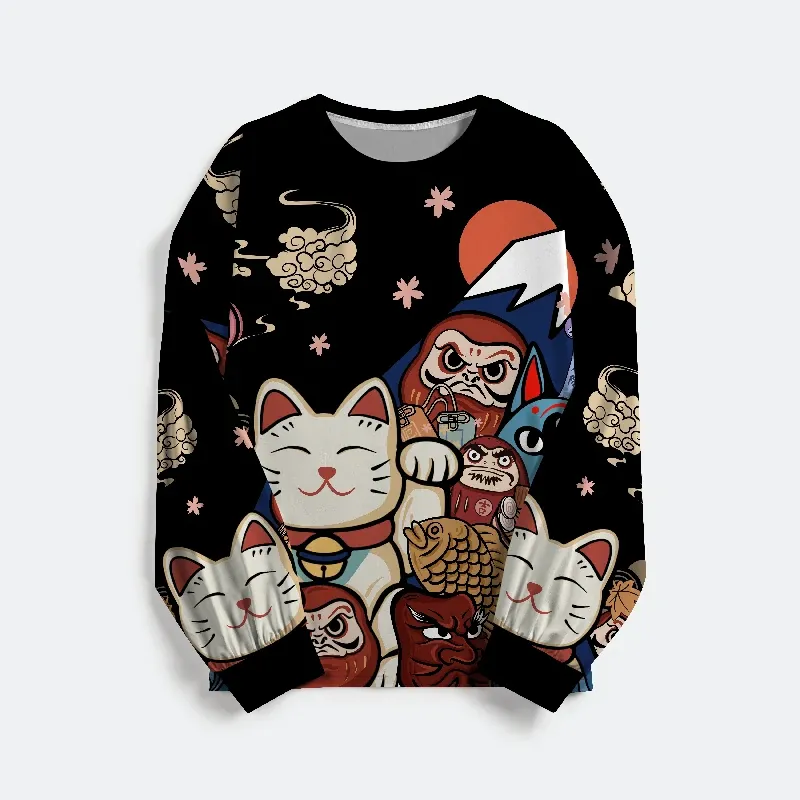 Tokyo-Tiger Traditional Japanese Elements Family Pajama Sets