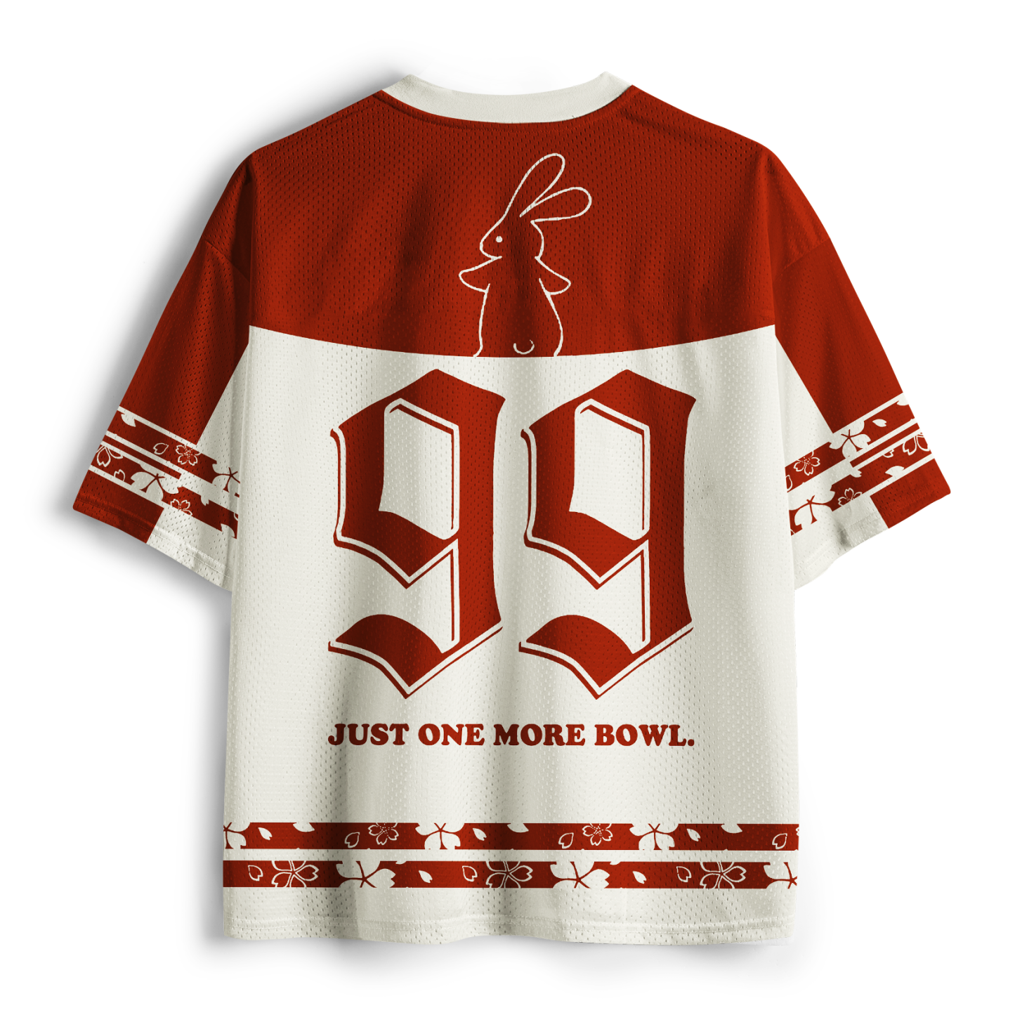 Tokyo-Tiger The Hungry Bunny:"One More Bowl" Mesh Jersey