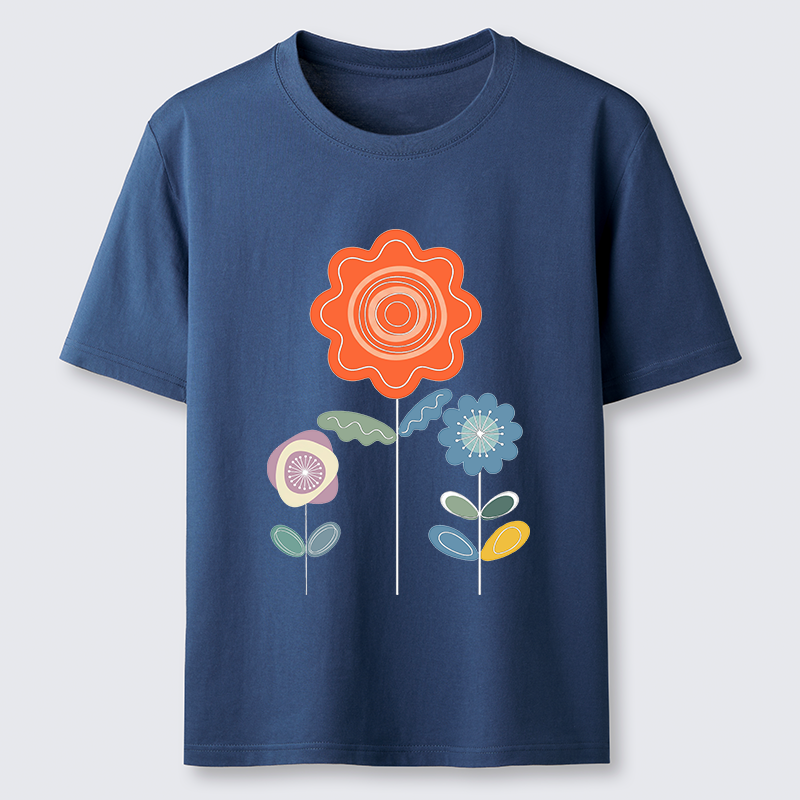 Tokyo-Tiger Retro Floral Art Classic T-Shirt