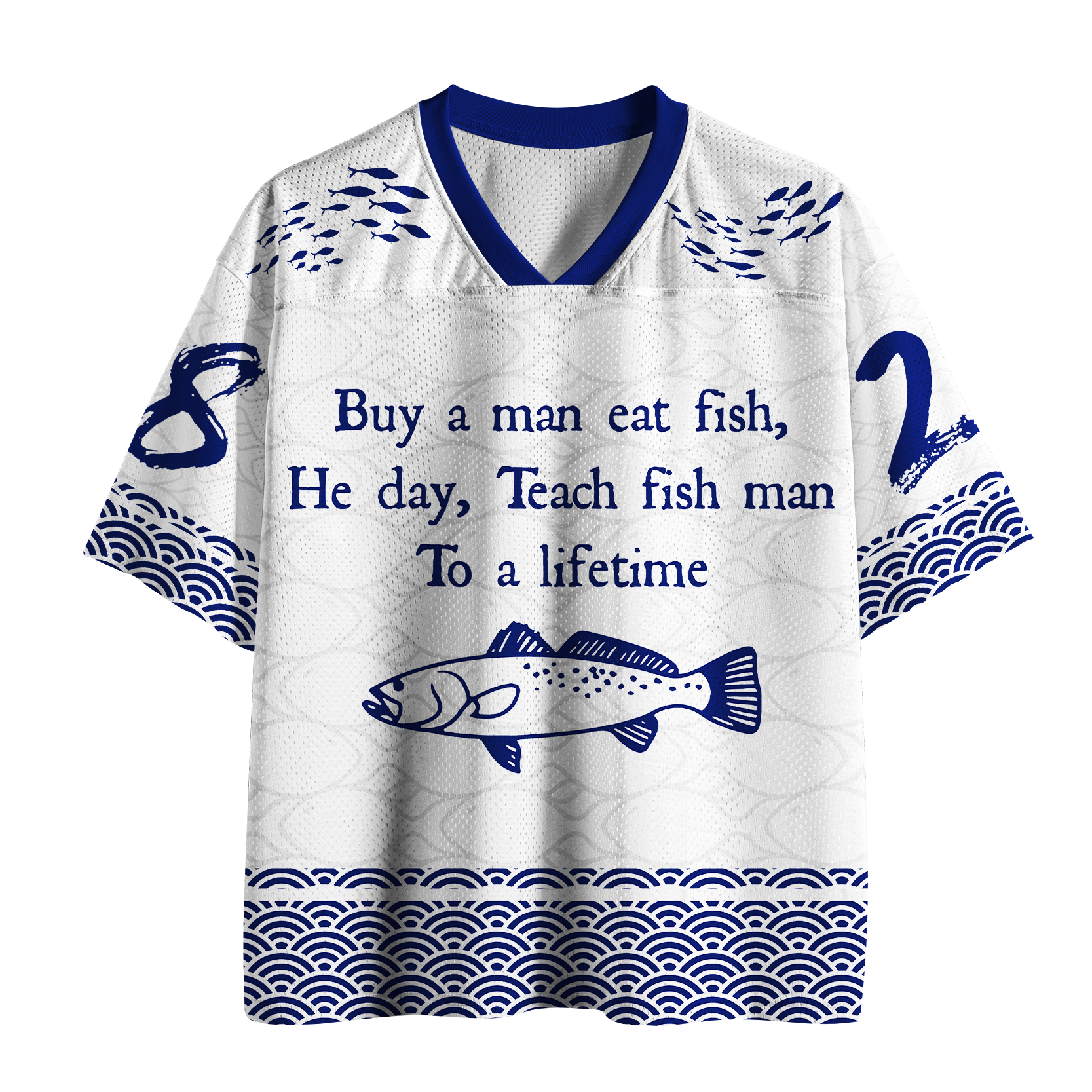 Tokyo-Tiger The"Fish Man"Meme Mesh Jersey