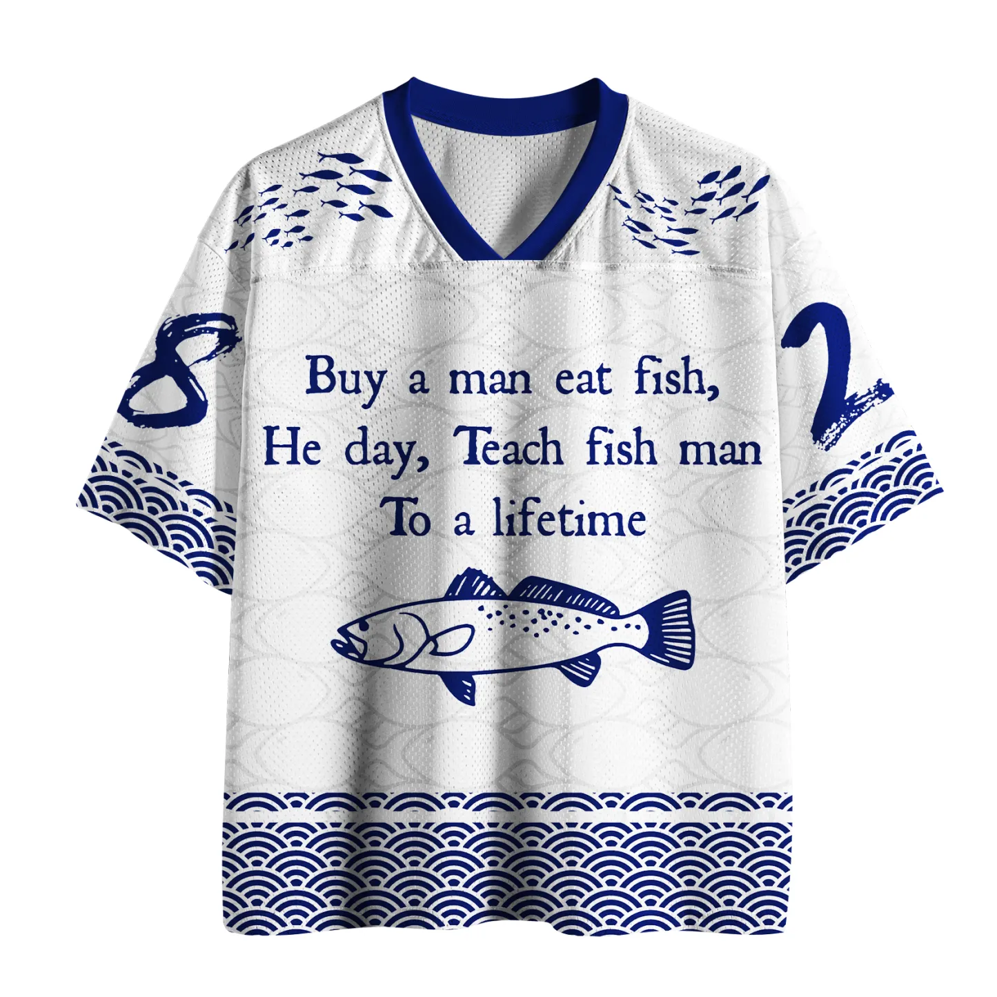 Tokyo-Tiger The"Fish Man"Meme Mesh Jersey