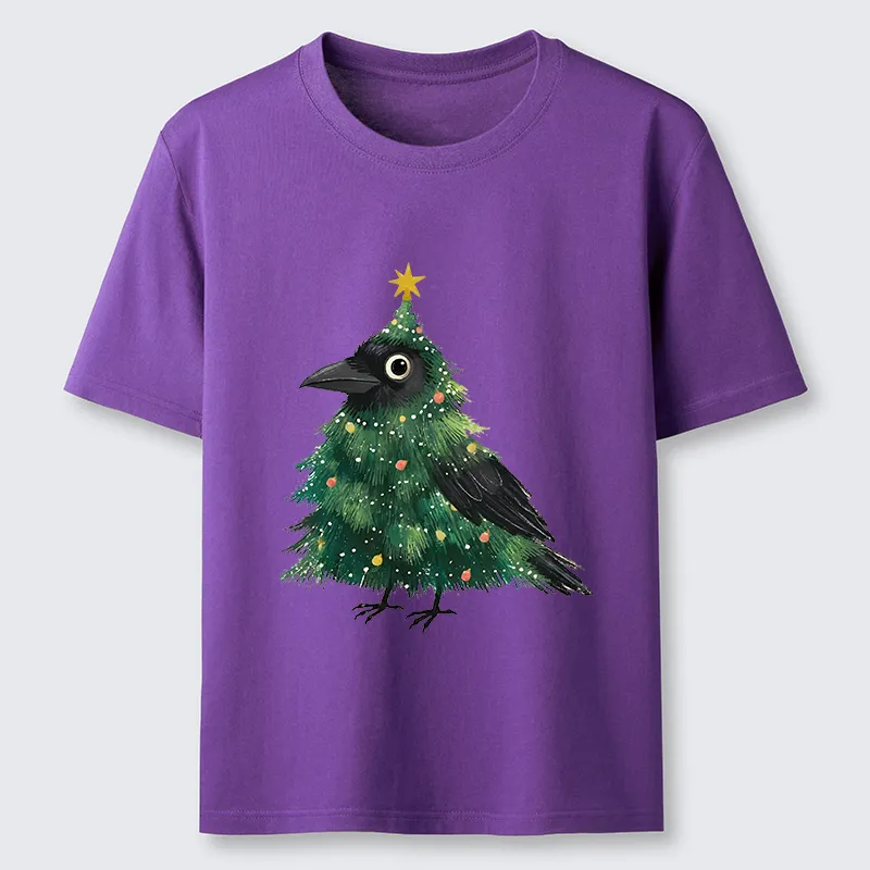 Tokyo-Tiger Cute Christmas Tree Crow Classic T-Shirt