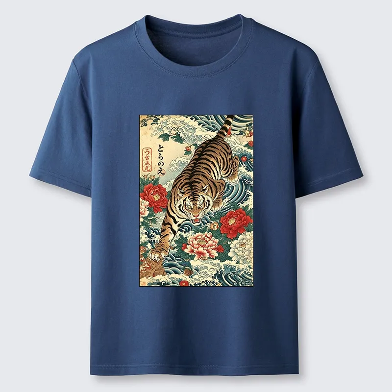 Tokyo-Tiger Retro Wave Tiger Classic T-Shirt