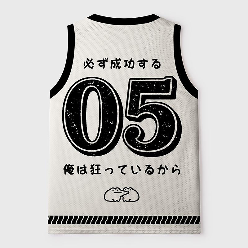 Tokyo-Tiger Warrior Frog Funny Meme Mesh Tank Top