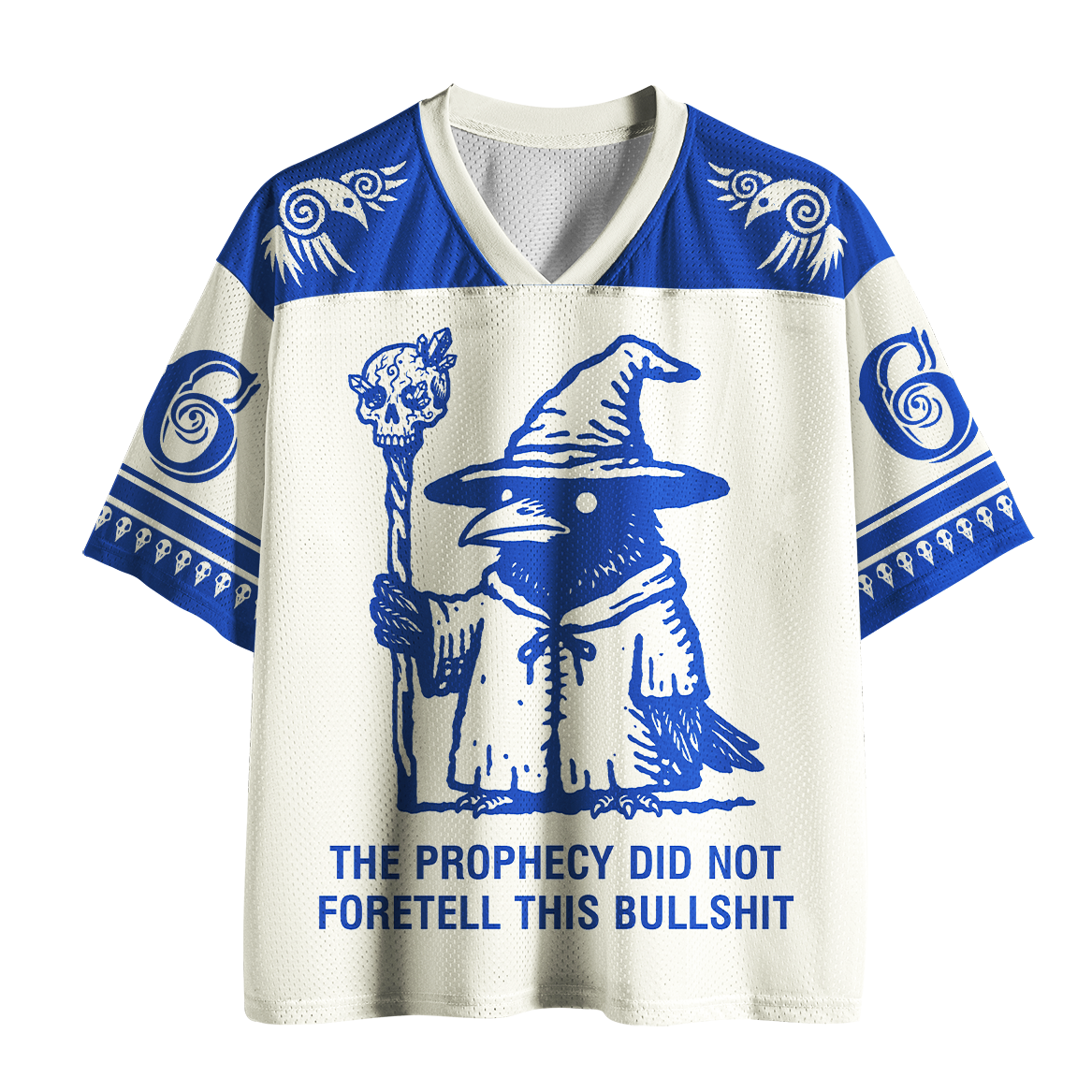 Tokyo-Tiger Sarcastic Prophecy Crow Witch Mesh Jersey