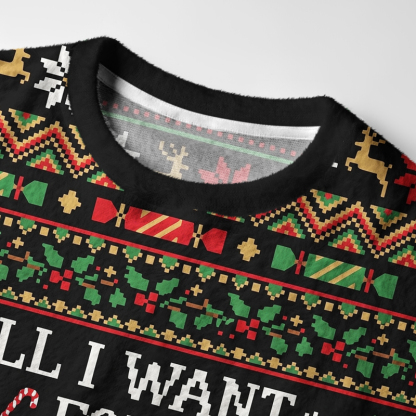 Tokyo-Tiger Funny Work Humor Fuzzy Christmas Ugly Sweatshirt