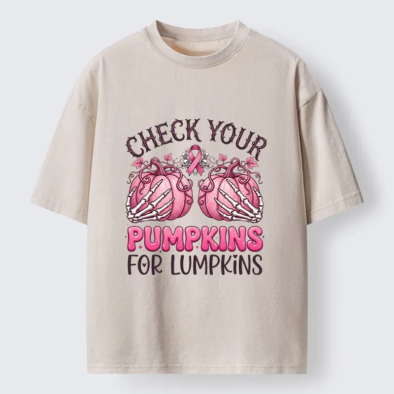 Tokyo‑Tiger Halloween Pumpkin Breast Cancer Awareness Washed T‑Shirt Sale