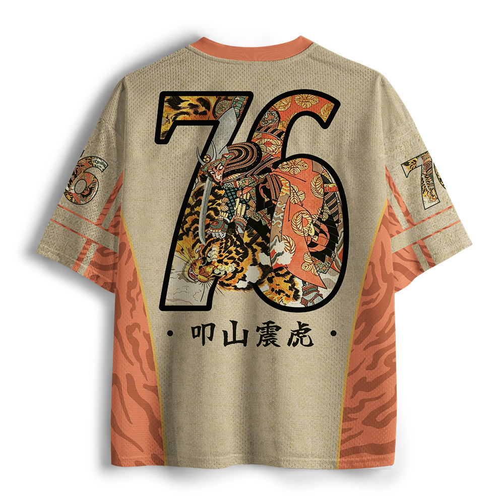Tokyo-Tiger Japanese Samurai Tiger Mesh Jersey
