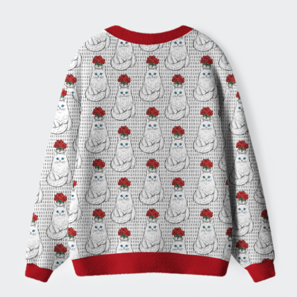 Tokyo-Tiger The Vase Cat Cardigan Sweater