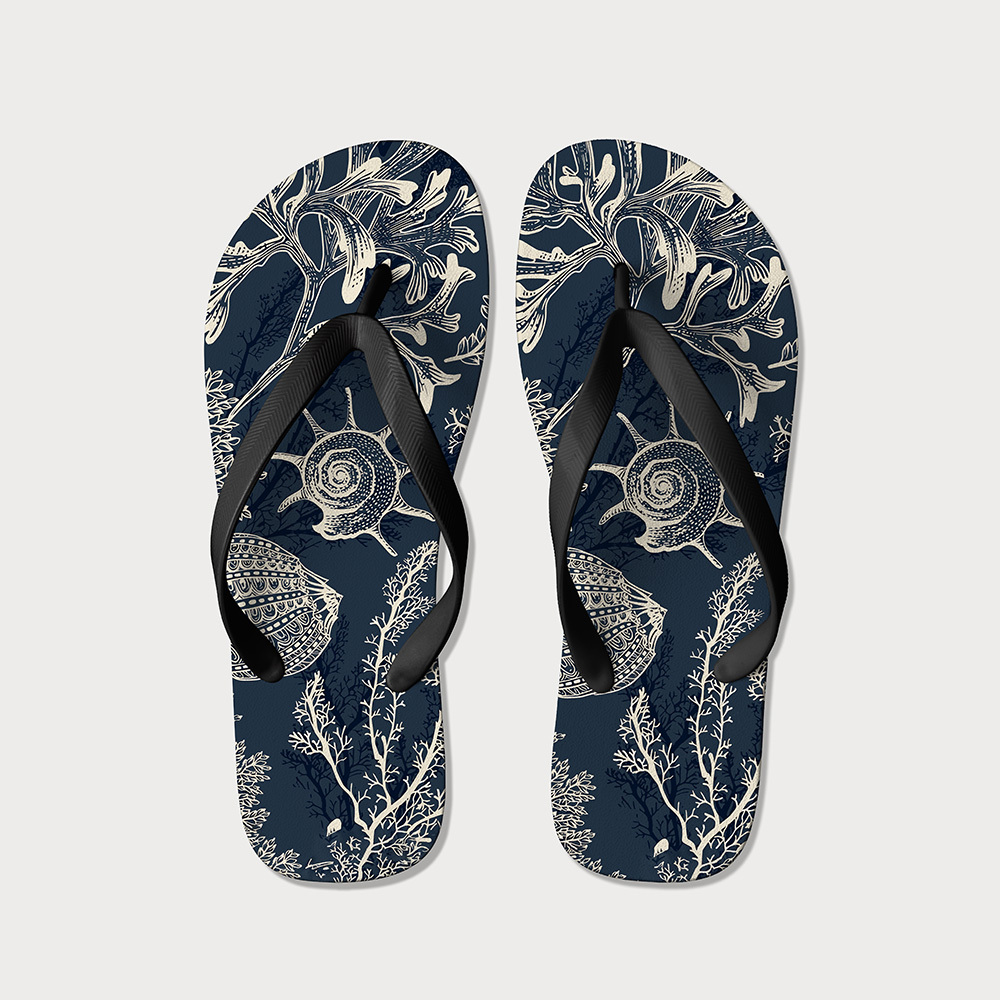 Tokyo-Tiger Marine Mystery Flip Flops