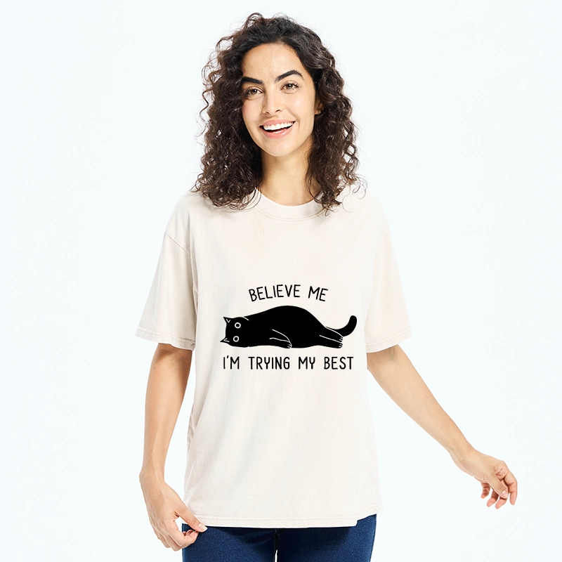 Tokyo-Tiger When Life Is Hard Nap First Washed T-Shirt