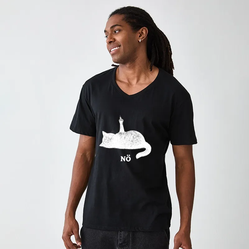 Tokyo-Tiger Cat Refused V-Neck Classic T-Shirt