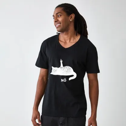 Tokyo-Tiger Cat Refused V-Neck Classic T-Shirt