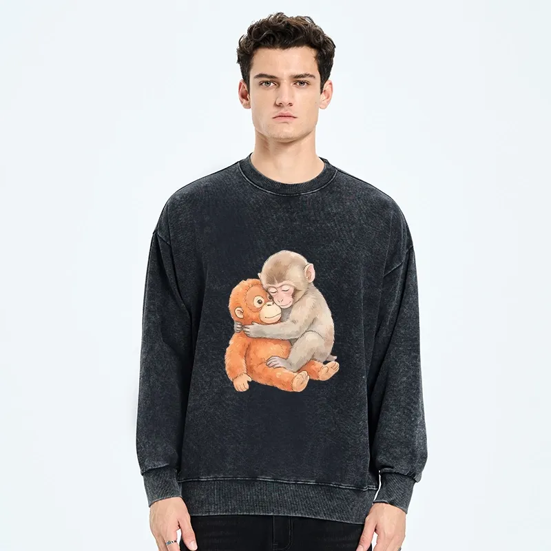 Tokyo-Tiger Poor Punch Washed Sweatshirt