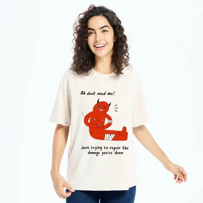 Tokyo-Tiger Healing Emotional Trauma Funny Washed T-Shirt