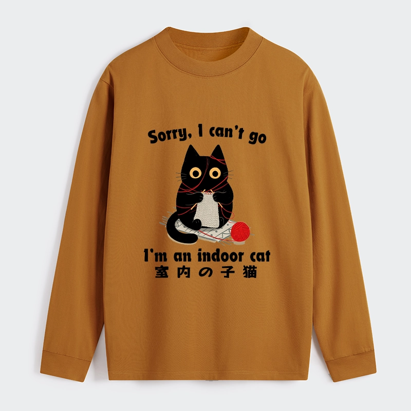 Tokyo‑Tiger Indoor Cat Meme Classic Long Sleeve T-Shirt