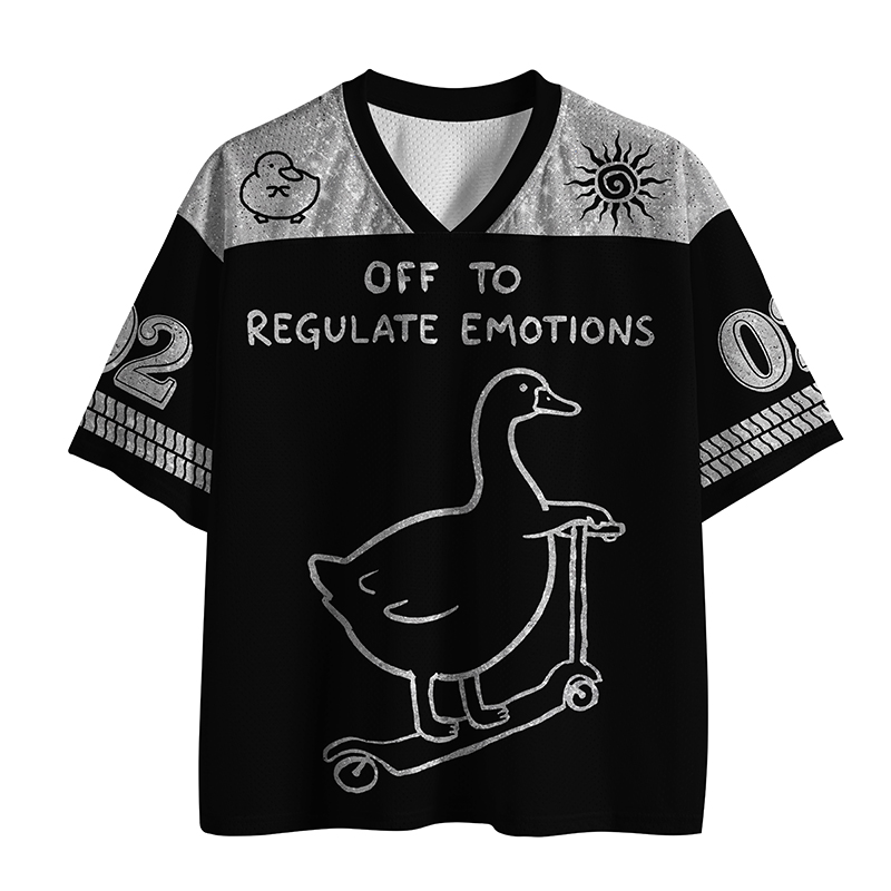 Tokyo-Tiger Off To Regulate Emotions Goose Mesh Jersey