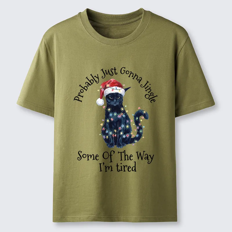Tokyo-Tiger Tired Christmas Cat Meme Classic T-Shirt