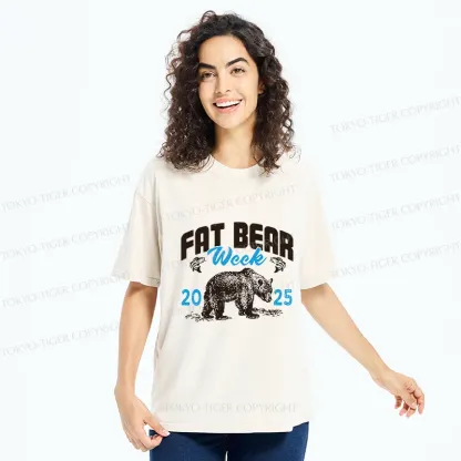Tokyo-Tiger Fat Bear Week Washed T-Shirt