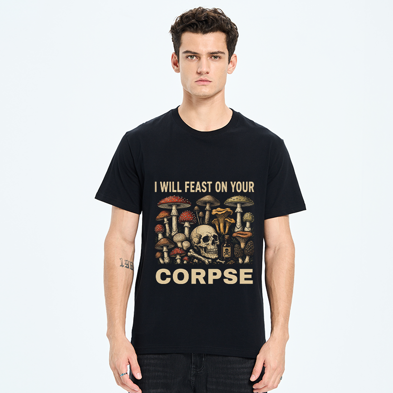 Tokyo-Tiger Funny Mushroom Skull Classic T-Shirt