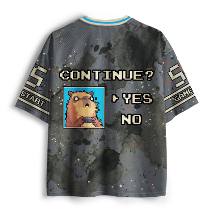 Tokyo-Tiger Capybara Esports "Game Over" Mesh Jersey