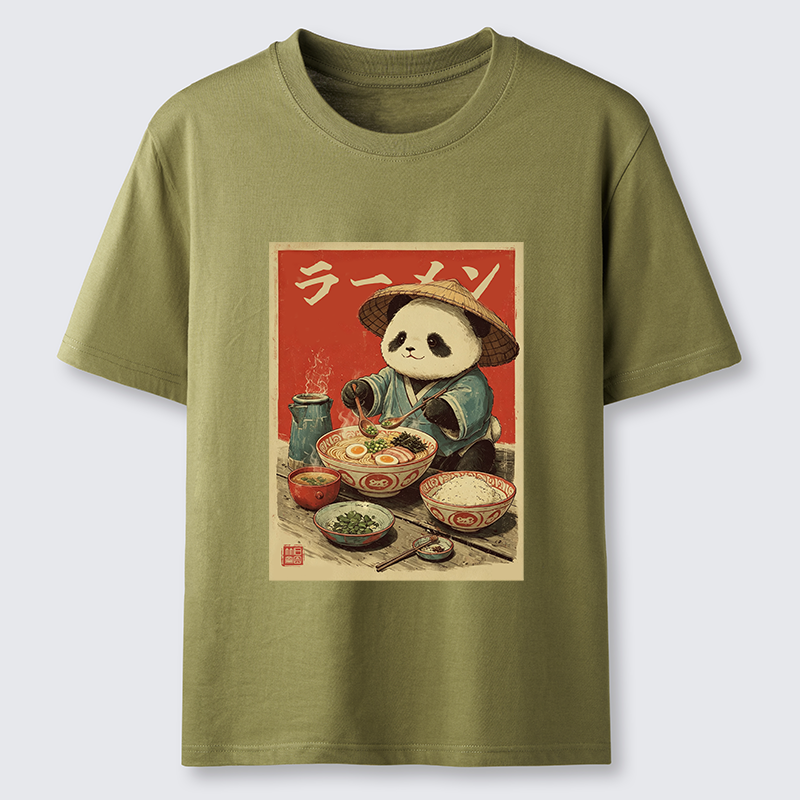 Tokyo-Tiger Panda Enjoying Ramen Classic T-Shirt