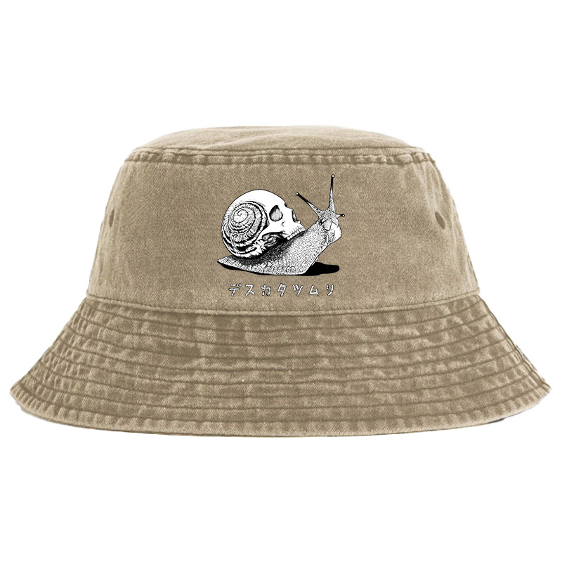 Tokyo-Tiger Death Snail Manga Washed Bucket Hat