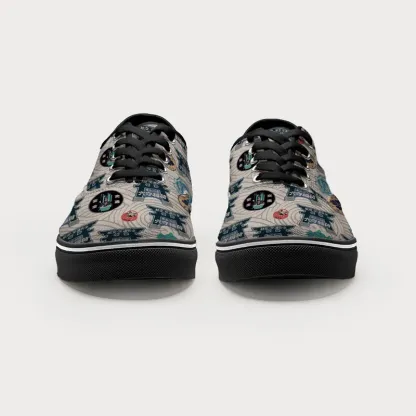 Tokyo-Tiger Traditional Japanese Amulets Canvas Shoes