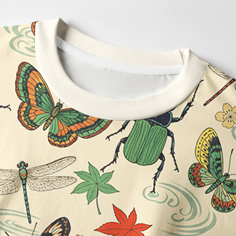 Tokyo-Tiger Insect World Eco-Friendly Long Sleeve T-Shirt