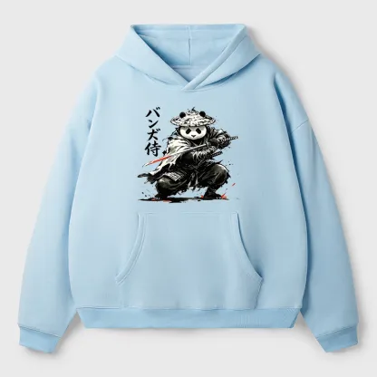 Tokyo-Tiger Panda Samurai Warrior Adult Fleece Hoodie