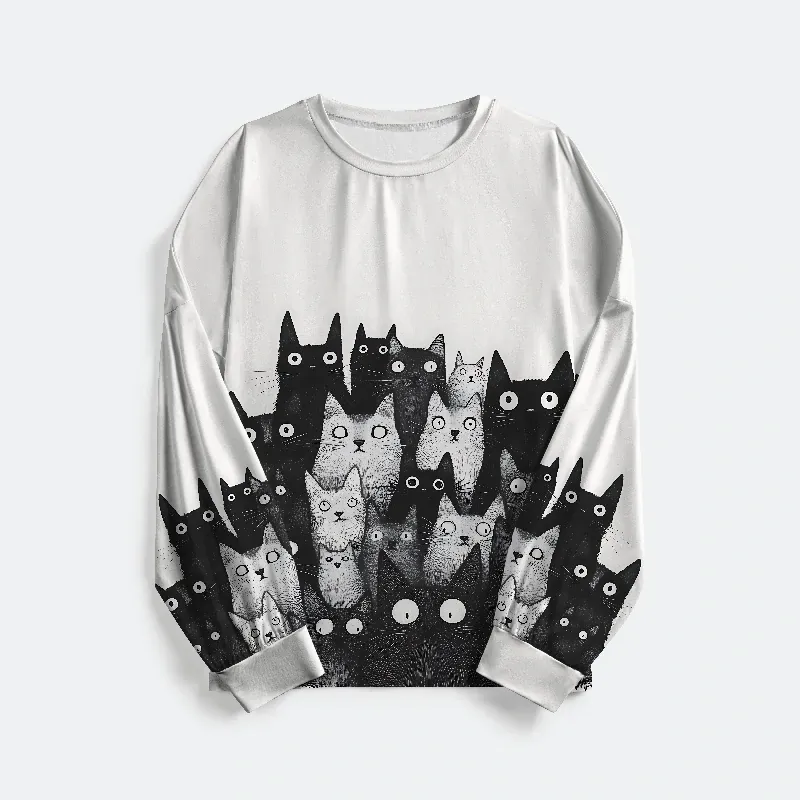 Tokyo-Tiger The Judgmental Stare Of Catsa Family Pajama Sets