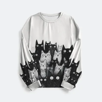 Tokyo-Tiger The Judgmental Stare Of Catsa Family Pajama Sets