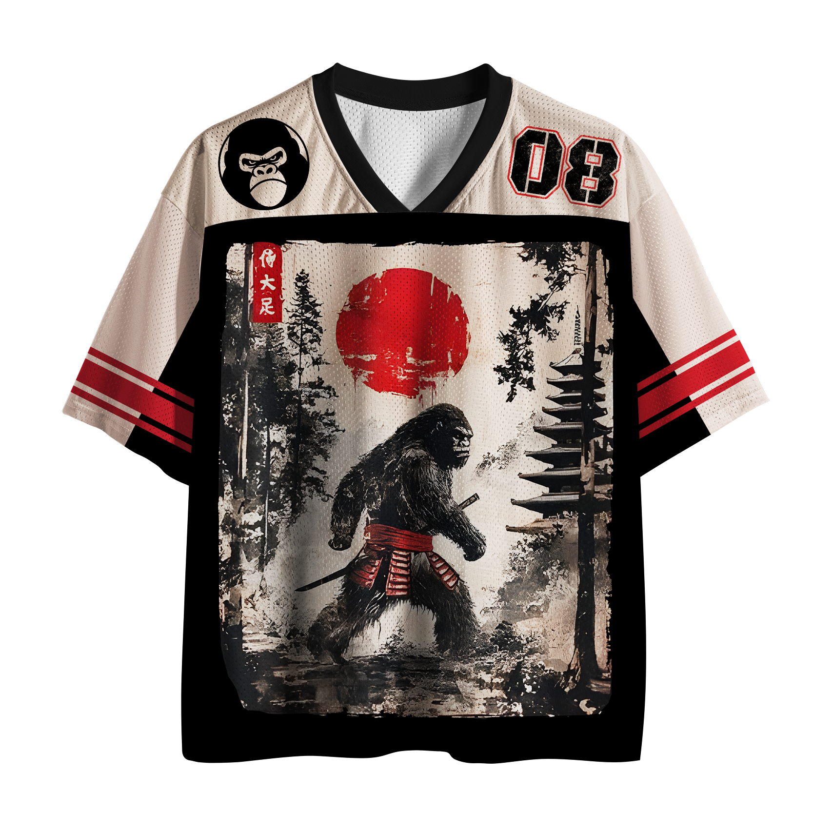 Tokyo-Tiger Gorilla Samurai Mesh Jersey