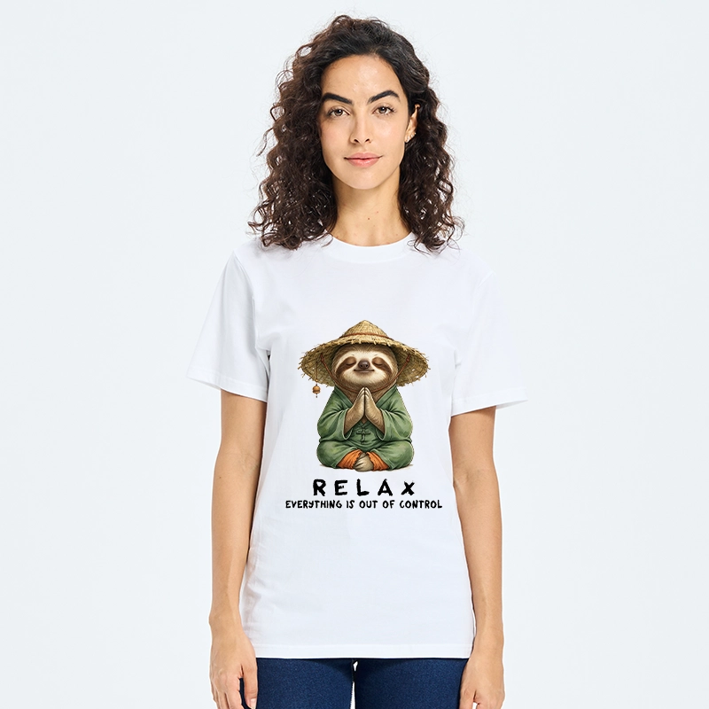Tokyo-Tiger Zen Relax Sloth Graphic Classic T-Shirt