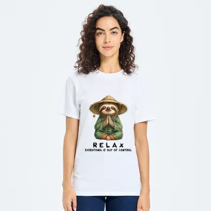 Tokyo-Tiger Zen Relax Sloth Graphic Classic T-Shirt