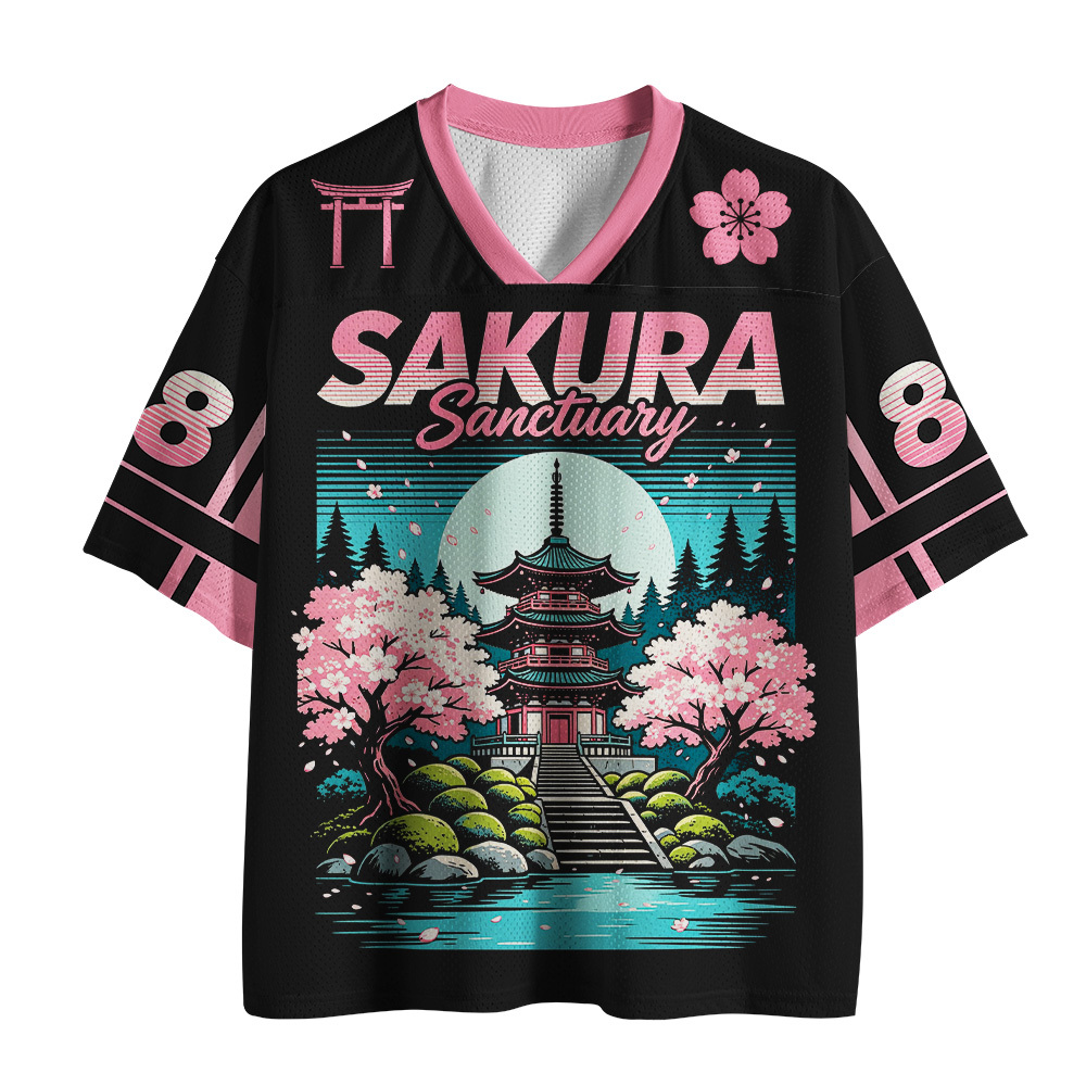 Tokyo-Tiger SAKURA Sanctuary Mesh Jersey