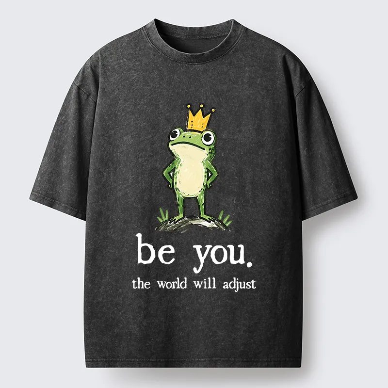 Tokyo-Tiger Confident Crown Frog Washed T-Shirt
