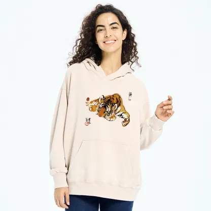 Tokyo-Tiger Tiger Cub Washed Hoodie